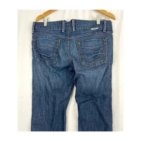 Fragile Blue Denim Jeans Sz 11 Tradition Alluring Slim Boot Cut Low Rise - Picture 9 of 13